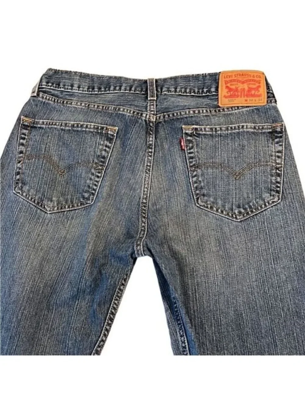 Levi’s‎ 505 Denim Light Wash Cotton 5 Pockets Men's Jeans Size 34/34